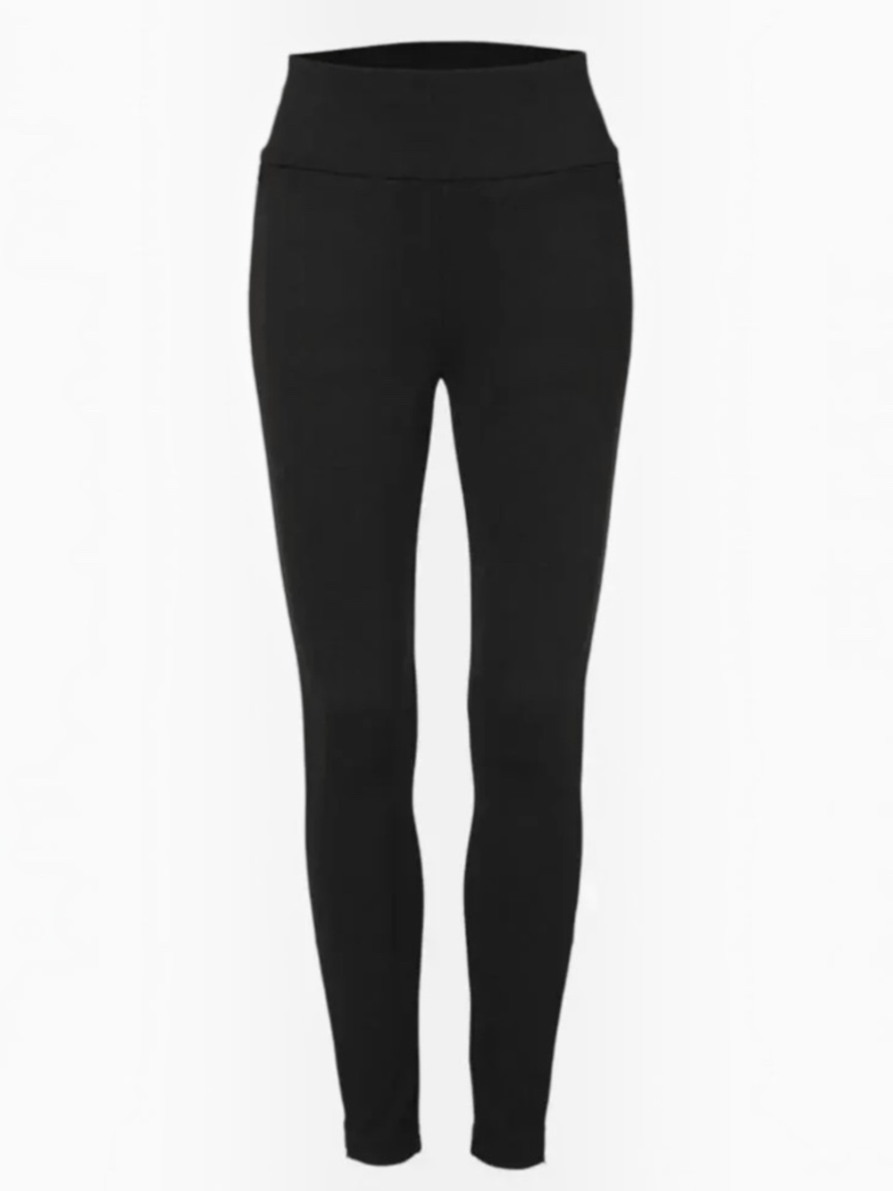 Cabi Ponte Knit Black Leggings #4517 Size XL